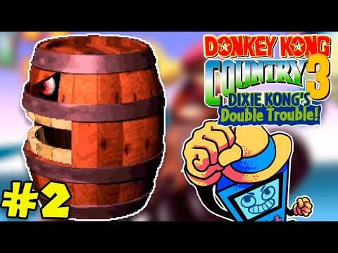 DUEL AGAINST THE KITE!! - Donkey Kong Country 3 with Pepe the Retro Magician (#2)