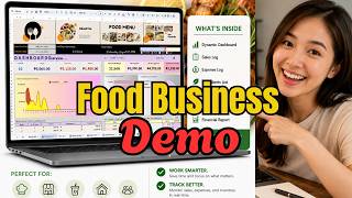 Food Business Google Sheet Template (Sales, Expense, Inventory)