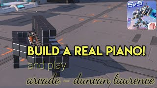 build a real piano, and play arcade - duncan laurence in astracraft screenshot 2