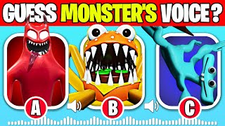 Guess the MONSTER'S VOICE #8 | GARTEN OF BANBAN 4 | EVIL BANBAN, MR BURGER, JOKING JESSY