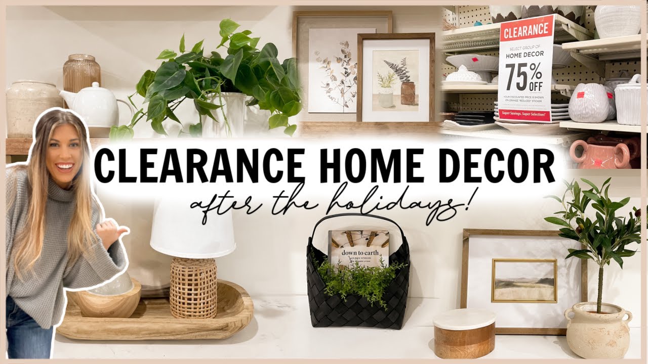 CLEARANCE HOME DECOR SHOP WITH ME 2024 | neutral home decorating ...