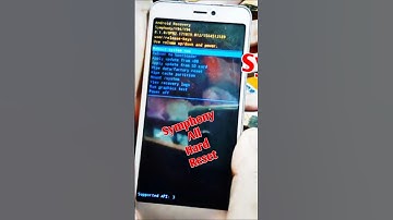 All Symphony Hard Factory Reset #99telecom #mobilephones