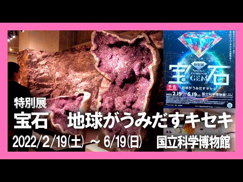 4K] 宝石を科学するパワースポットな展覧会。特別展「宝石 地球