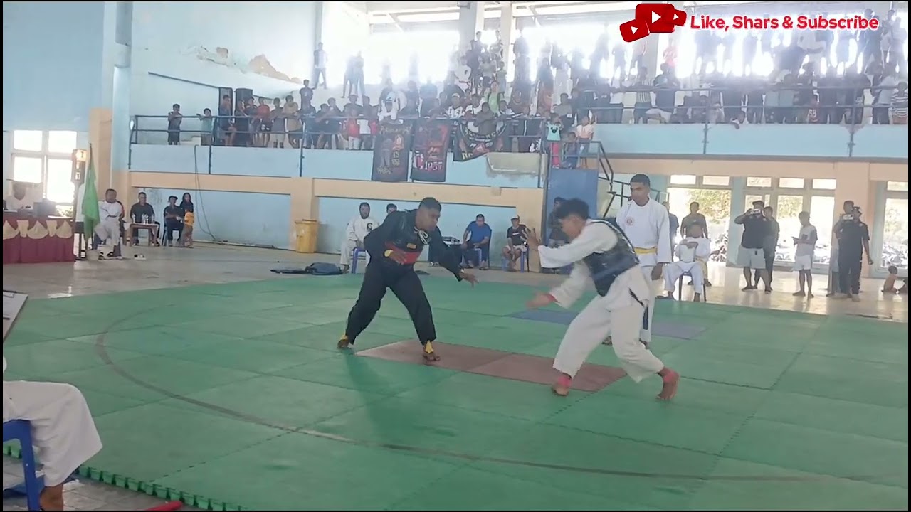 Perisai Diri Vs PSHT, Dibuka Dengan Tendangan Kaget Lawan Terjatuh