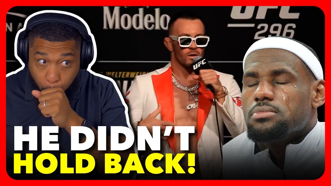 BASED UFC Fighter Colby Covington FLAMES Lebron James for DISRESPECTFUL ACT During National Anthem