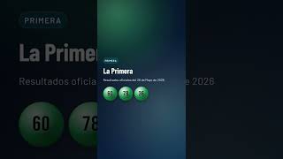 Resultados de La Primera 26 de Mayo de 2026 | Primera | Loterías Dominicanas