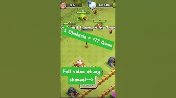Removing obstacles in Clash of Clans #clashofclans #coc #trending #viral #shorts