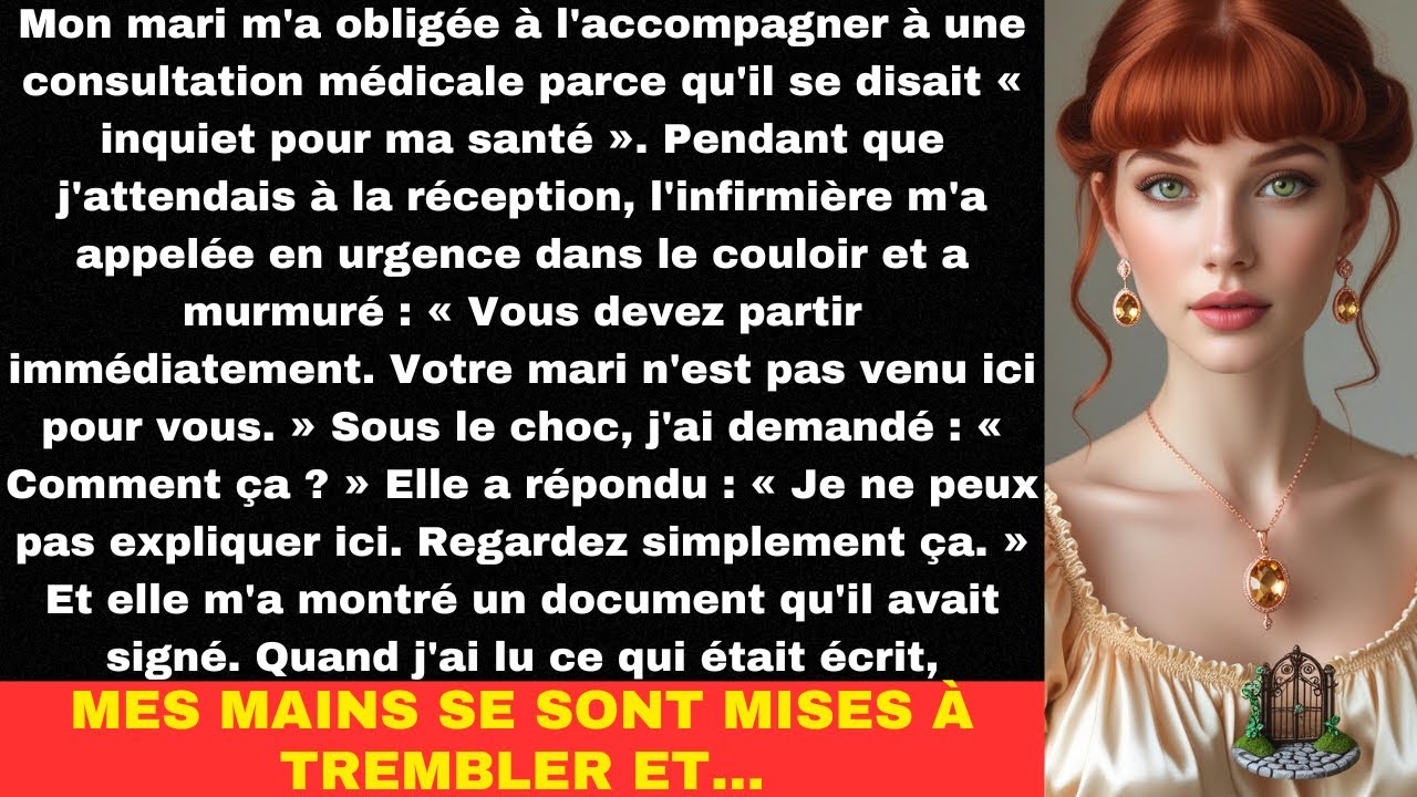 Mon mari m’a obligée à l’accompagner à une consultation médicale parce qu’il se disait « inquiet...