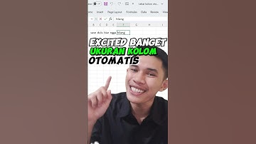 Lebar kolom otomatis microsoft excel | #excel #microsoft #belajarexcel #admin #tutorial #vba #tips