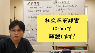 不安障害、社交不安障害（あがり症）について、症状や診断、原因、治療法まで全体的に解説