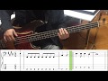 ドラえもん/星野源(Bass cover)5線譜&Tab譜付き