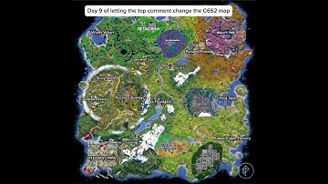 Day 9 of letting the top comment change the C6S2 map#fortnite #gaming
