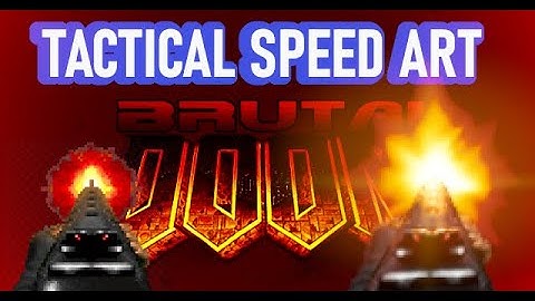 Brutal Doom SPEED ART: Shotgun Muzzle Flash (part 2)