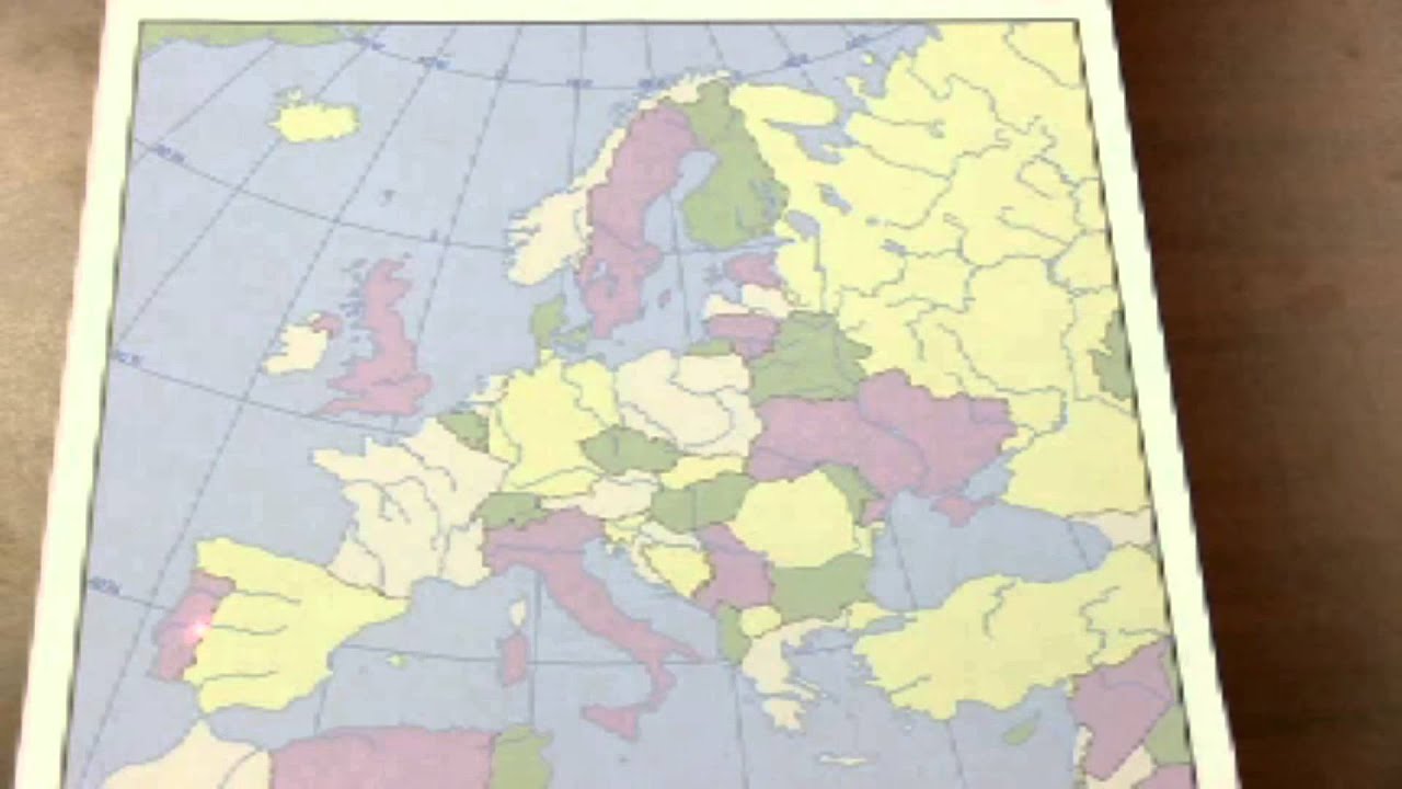 Europe map test youtube