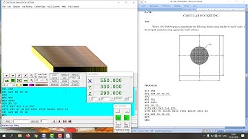 CNC MILLING   CIRCULAR POCKETING