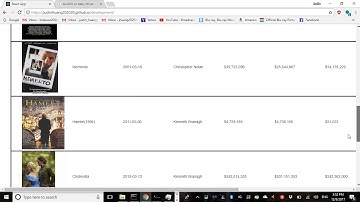Film filtering and sorting demo