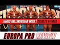 Europa Pro Results & Review 2020 | James Hollingshead Wins vs Rafael Brandao & Lukas Osladil