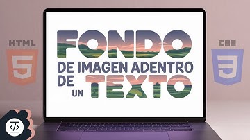 Como Poner un Fondo de Imagen a un Texto con Html y Css