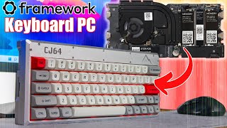 The Ultimate Framework Keyboard PC! Machined Aluminum Mainboard Enclosure!