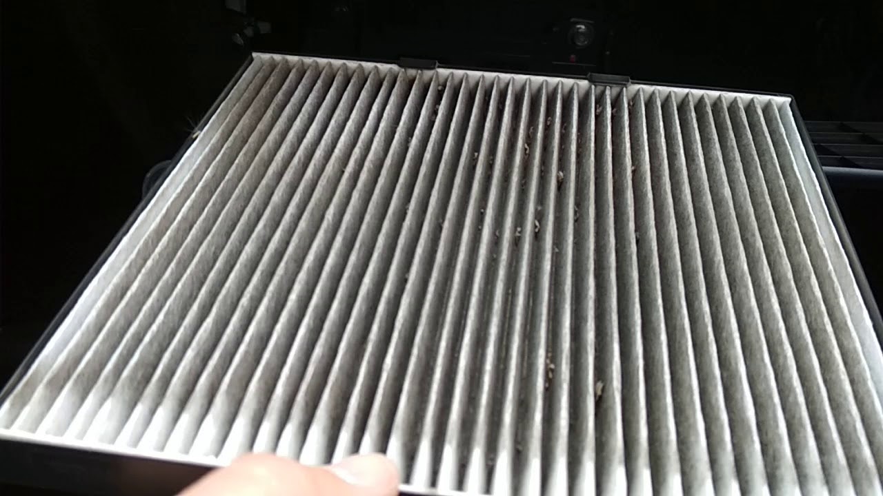 Kia Rio 3/Замена салонного фильтра на Киа Рио 3. - YouTube