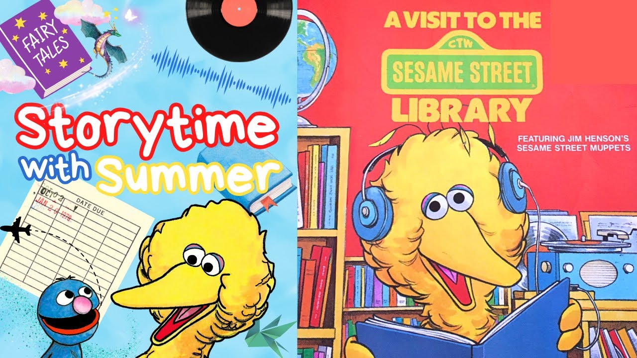 📖A Visit to the Sesame Street Library📼 | Educational/Library