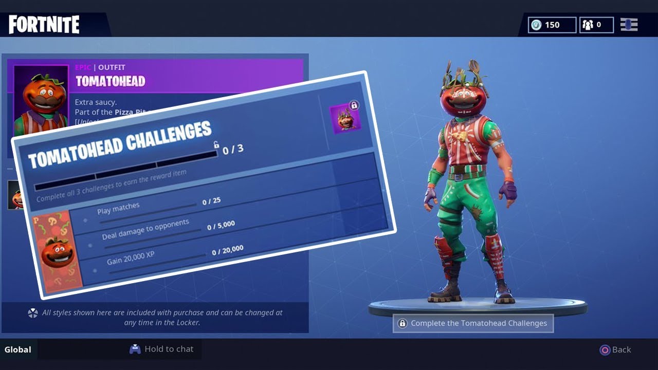 *NEW* TOMATO HEAD CHALLENGES IN FORTNITE BATTLE ROYALE YouTube