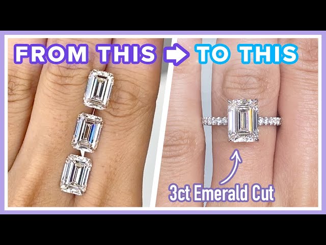 Emerald Cut Diamond Engagement Ring | The Perfect Setting, Inc