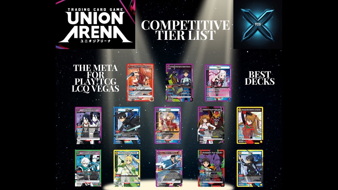 Union Arena TCG - Competitive Tier List Video - PLAY!TCG LCQ Prep