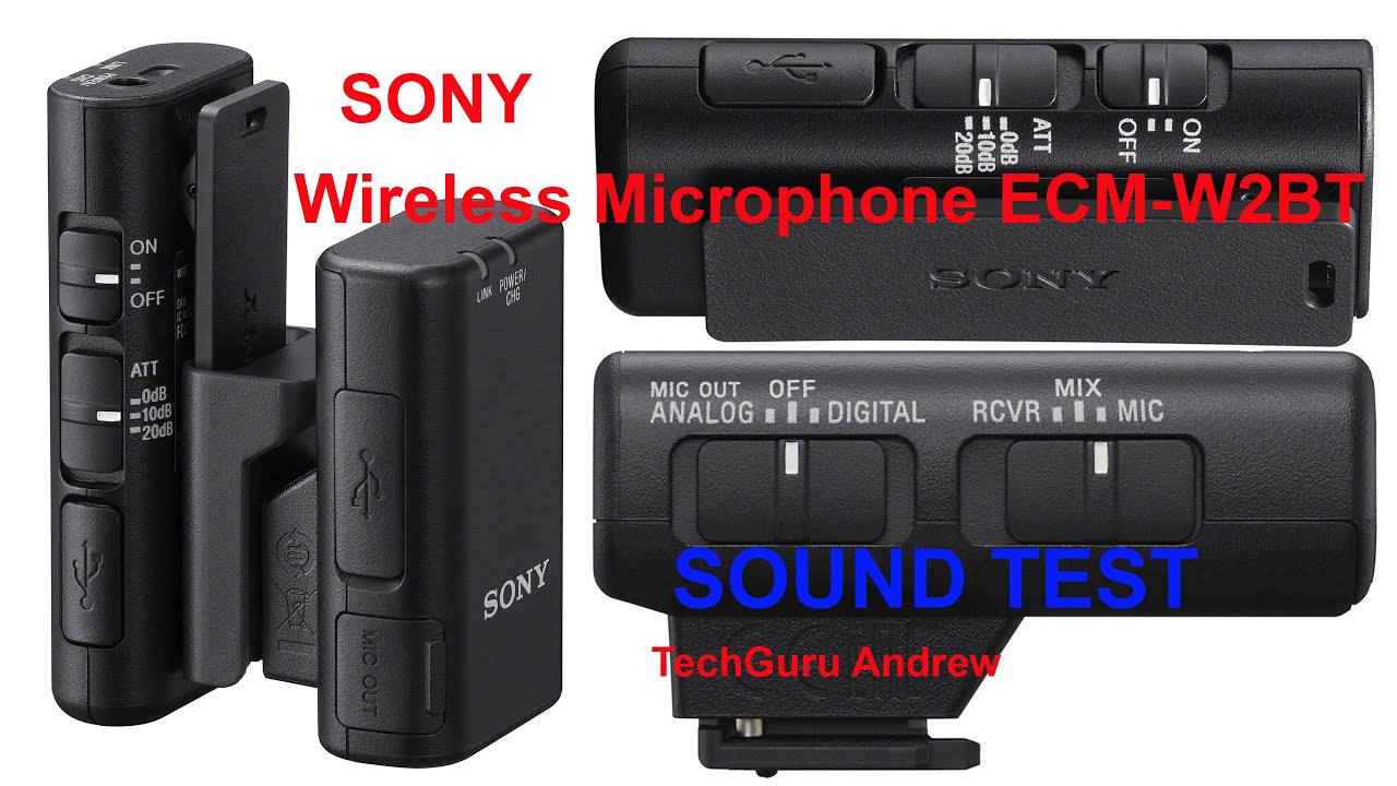 Sony Announces The ECM-W2BT Wireless Microphone ECM-LV1, 56% OFF