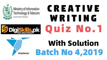 DigiSkills Creative Writing Course|Quiz1 Solution|Quiz Result|Exercise With Solution–The Viral Video