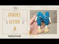 Letter N ميدالية حروف بخطوات بسيطة للمبتدئين 