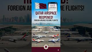 NORMALIZING TRAVEL: FOREIGN AIRLINES RETURN TO QATAR!. #qatar #shorts