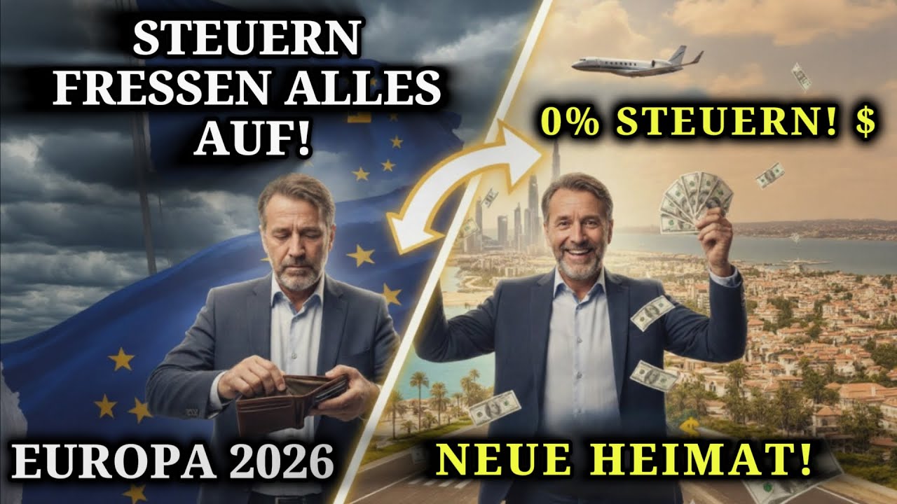 Bevor die Steuern alles auffressen: Wohin aus Europa flüchten in 2026?