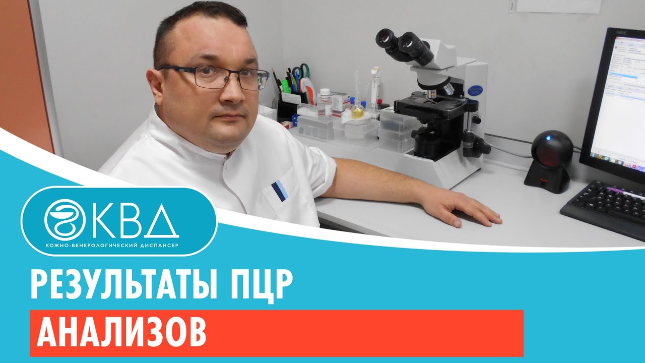 Результаты ПЦР анализов