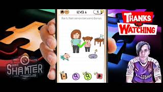 Brain test 2 keluarga Budiman level 1-10 puzzle game screenshot 5