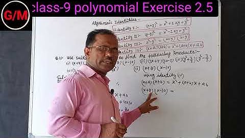Class-9 polynomial Exercise 2.5 Question no-1 Ncert book #Gurukul maths by Rajkumar sir