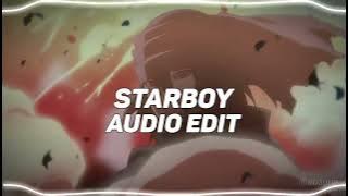 Starboy ( Slowed & Reverb ) - The Weeknd [ Edit Audio ]