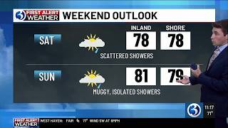 WEATHER Rain chances rise tomorrow and over the weekend