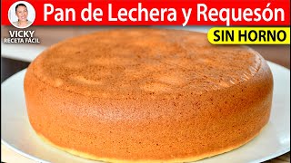 PAN DE LECHERA Y REQUESON SIN HORNO | Vicky Receta Facil