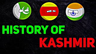 [HISTORY OF KASHMIR]⚔☠ In Nutshell || [INDOPAK WAR]✊⚔ #shorts #countryballs #geography #mapping