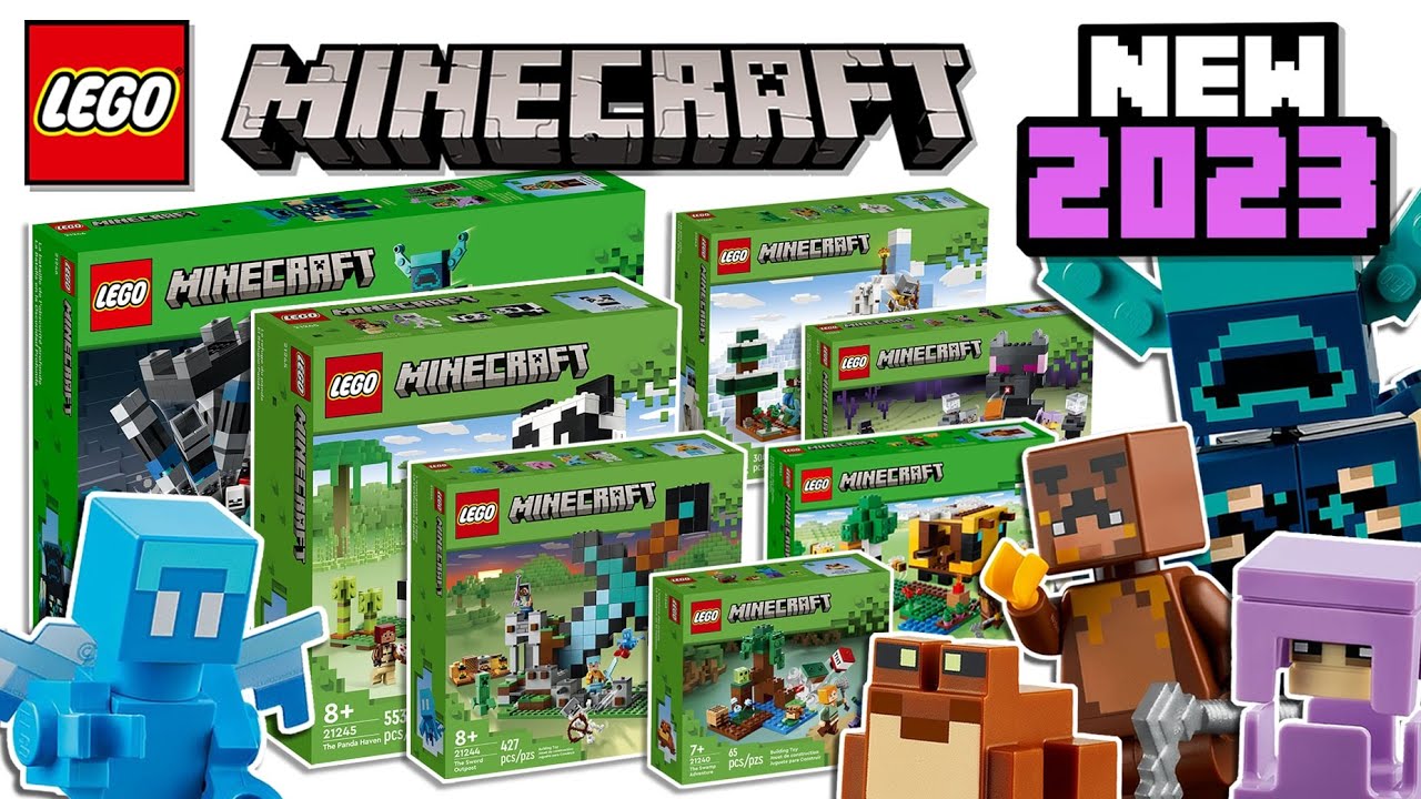 LEGO Minecraft 2023 Sets OFFICIALLY Revealed YouTube