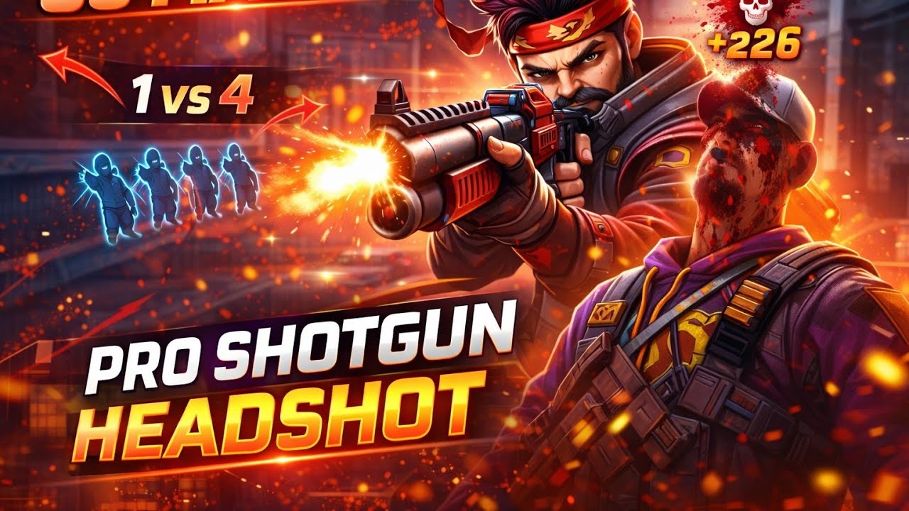 Shotgun Headshot King 🔥 CS Rank Match Pro Gameplay | FF MAX