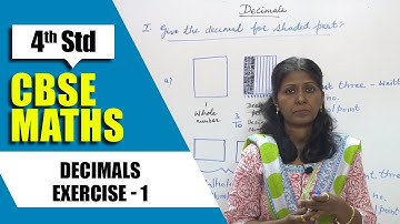 4th Std CBSE Maths Syllabus | Decimals - Exercise - 1 | CBSE Maths Part-97