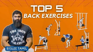 Top 5 Back Exercises for Cobra Back | Workout Tips in Tamil | Biglee