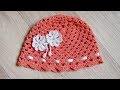 🌸 Панамка крючком для начинающих "Арина". Легко и быстро Урок 141   Panama crochet