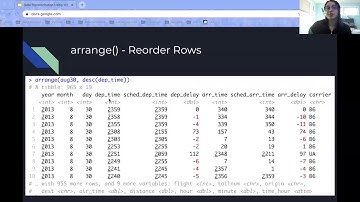 Data Transformation w/ dplyr in R
