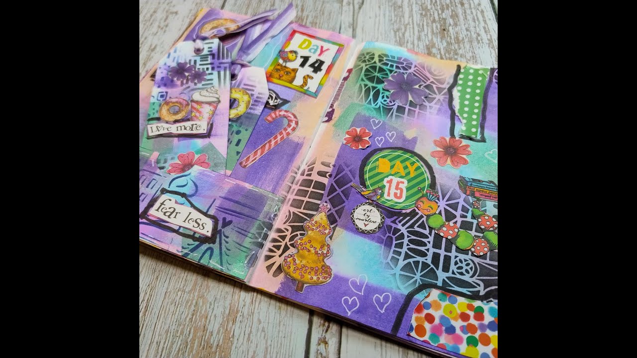 Двойной удар... 14 и 15 дни рождественского календаря «Искусство от Марлен» 