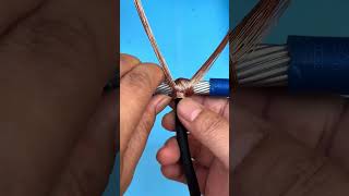 How To Make A Reliable Wire Joint | Safe Electrical Connection Method #shortvideo #wire