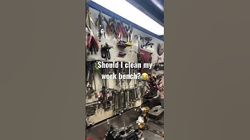Should I clean my work bench?😂