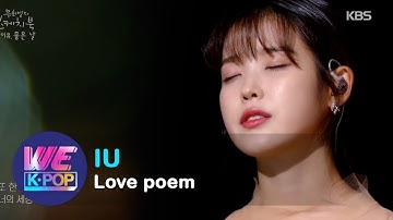 IU(아이유) - Love poem (Sketchbook) | KBS WORLD TV 200918